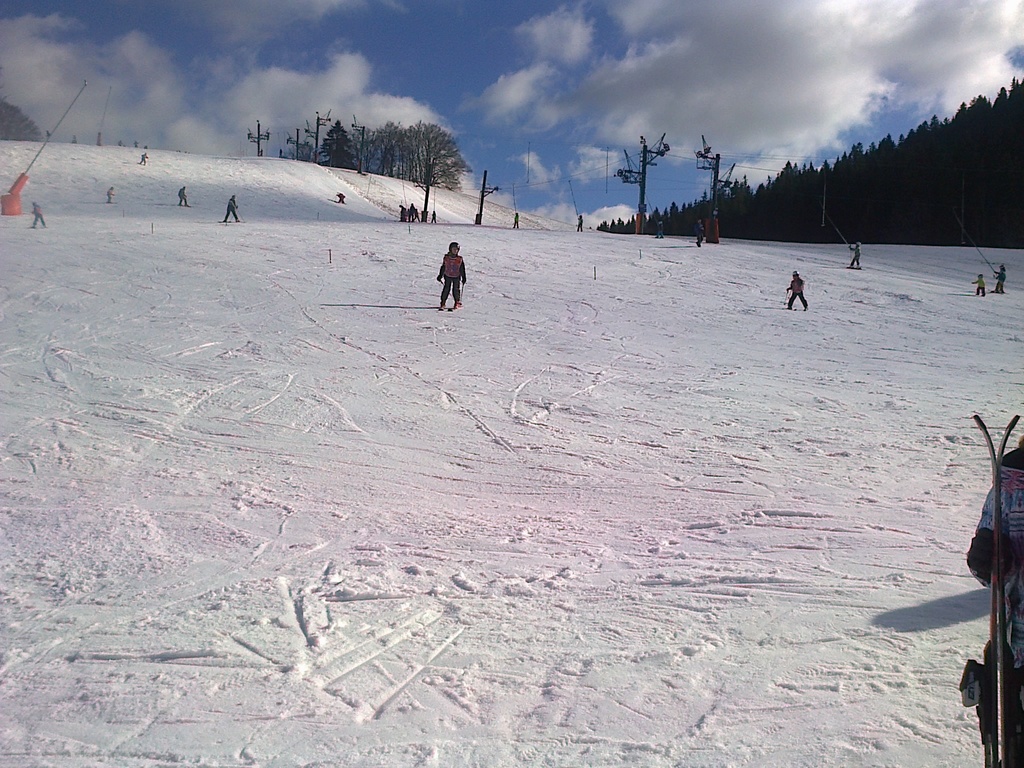 pistes ski alpin débutants